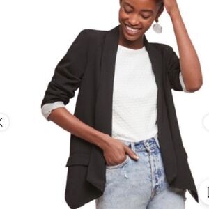 Anthropologie Cartonnier Open Front Blazer Jacket Size XS